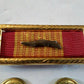 ARMY REPUBLIC OF VIETNAM GALLANTRY CROSS UNIT CITATION RIBBON WITH BRASS HOLDER