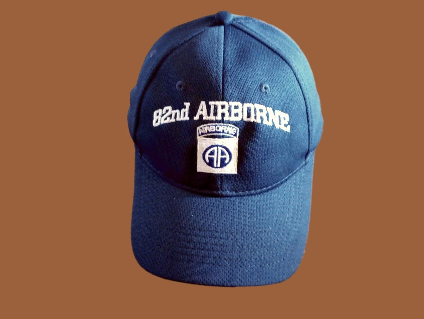 U.S MILITARY ARMY 82nd AIRBORNE HAT EMBROIDERED BALL CAP BLUE & WHITE