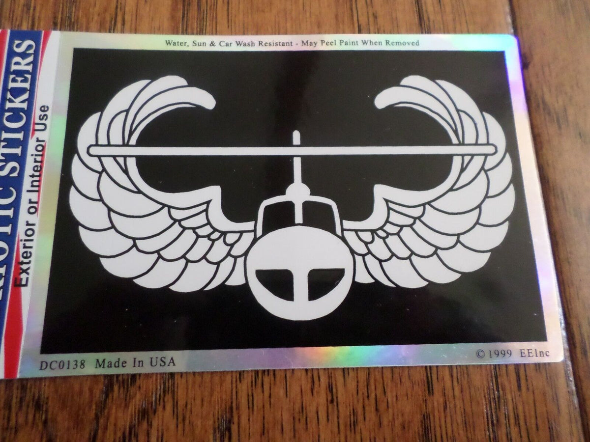 Army Window Sticker U.S MILITARY ARMY AIR ASSAULT WINDOW DECAL STICKER U.S.A MADE – Clay's ...