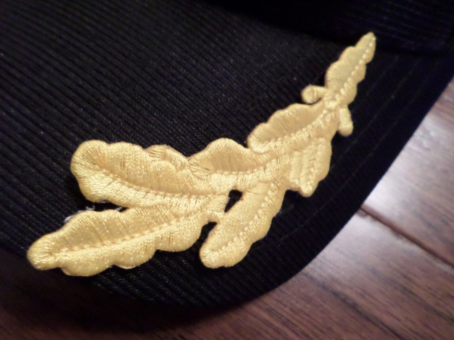 U.S MILITARY EMBROIDERED ARMY SCRAMBLED EGGS OFFICERS FRETTING IRON ON PATCHES