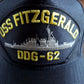 USS FITZGERALD DDG-62 NAVY SHIP HAT U.S MILITARY OFFICIAL BALL CAP U.S.A MADE