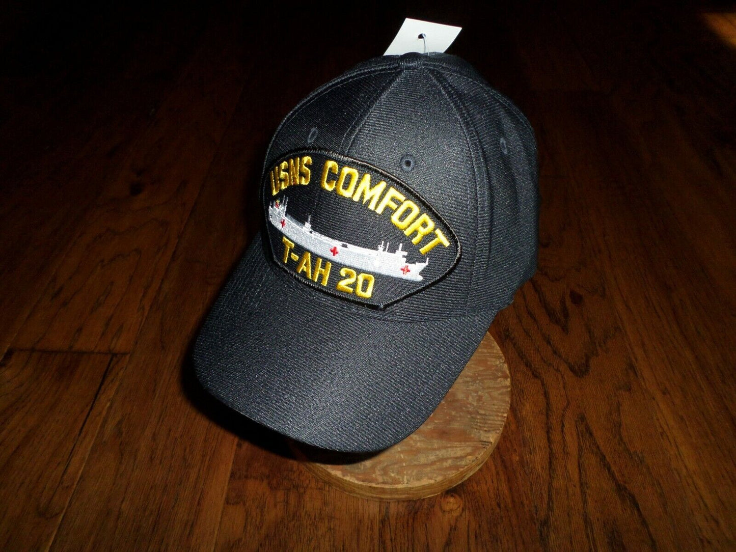 USNS COMFORT T-AH 20 U.S NAVY SHIP HAT OFFICIAL MILITARY BALL CAP U.S.A MADE