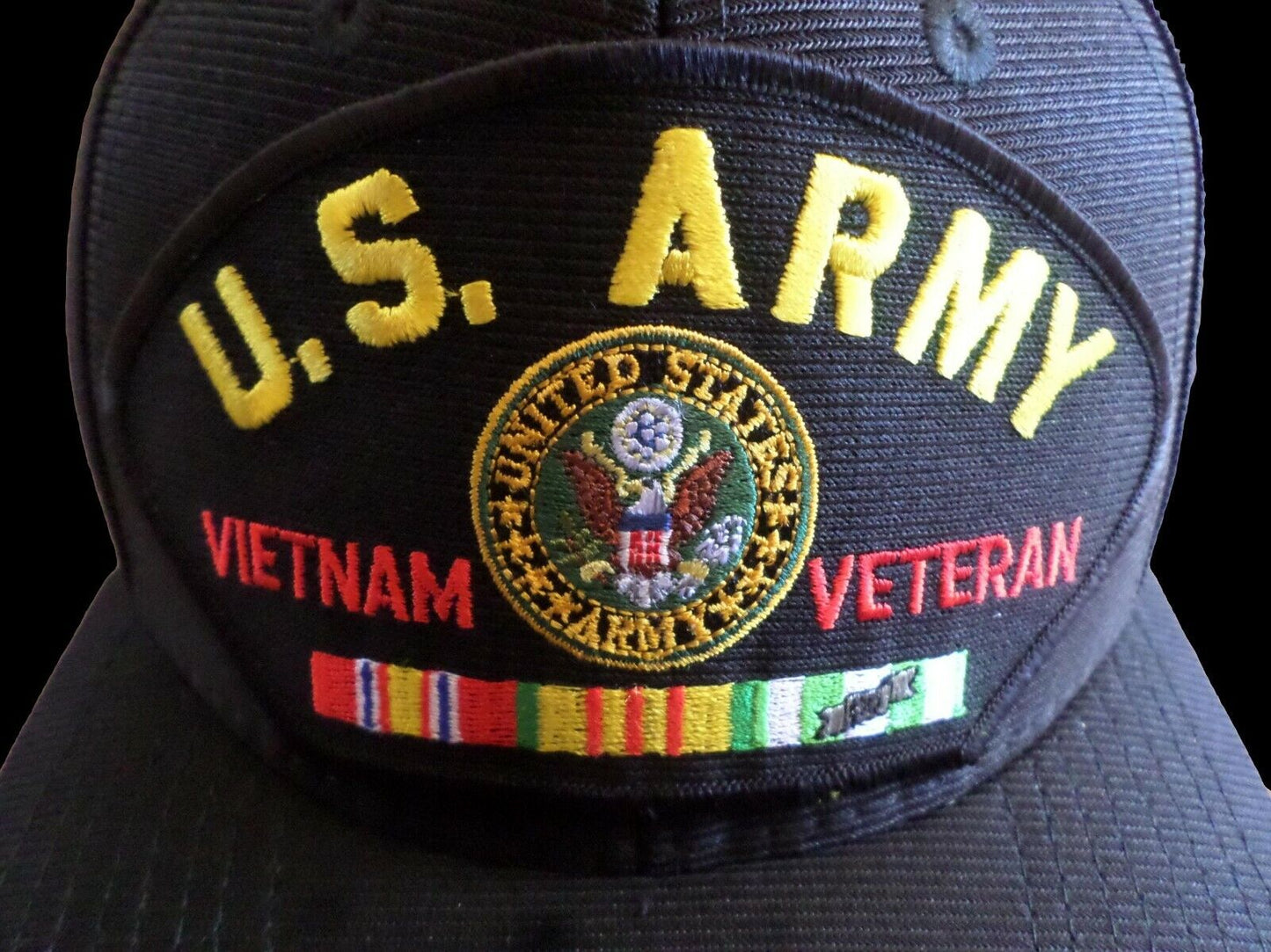 U.S MILITARY ARMY VIETNAM VETERAN HAT OFFICIAL ARMY BALL CAP U.S.A. MADE