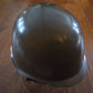 CZECH MILITARY VZ-53 HELMET AND LEATHER LINER WITH CHIN STRAP EARLY VERSION