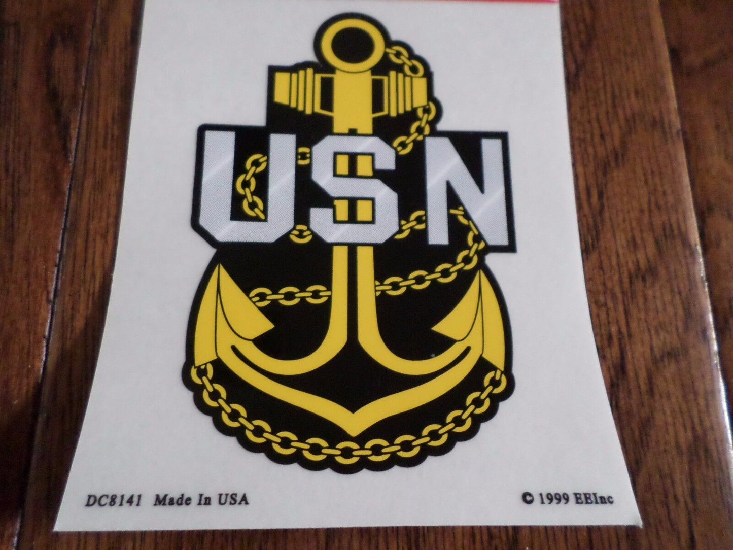 U.S NAVY ANCHOR WINDOW DECAL BUMPER STICKER U.S.A MADE