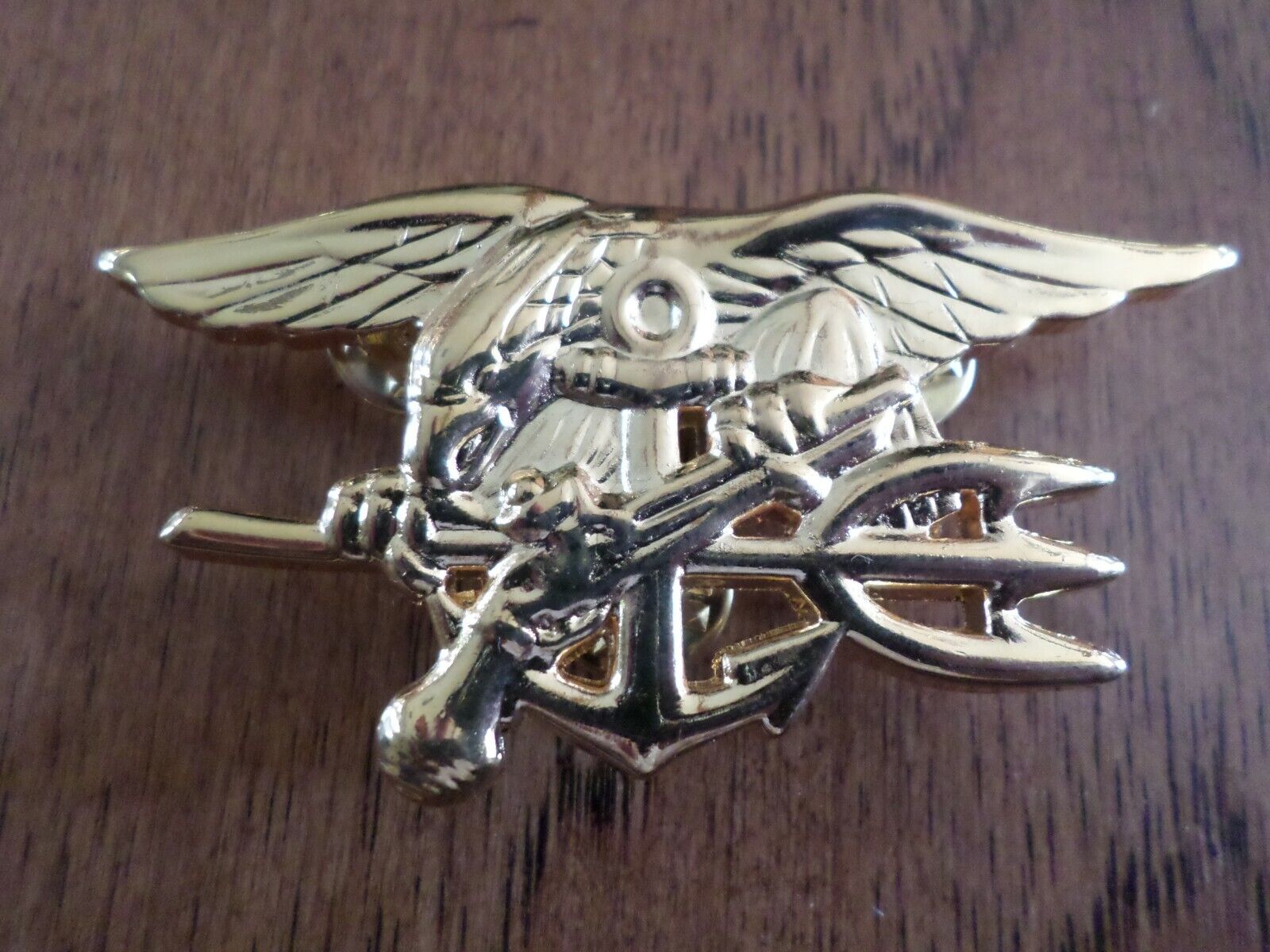 U.S NAVY SEALS SPECIAL WARFARE SEAL TEAM TRIDENT BADGE INSIGNIA PIN FU ...