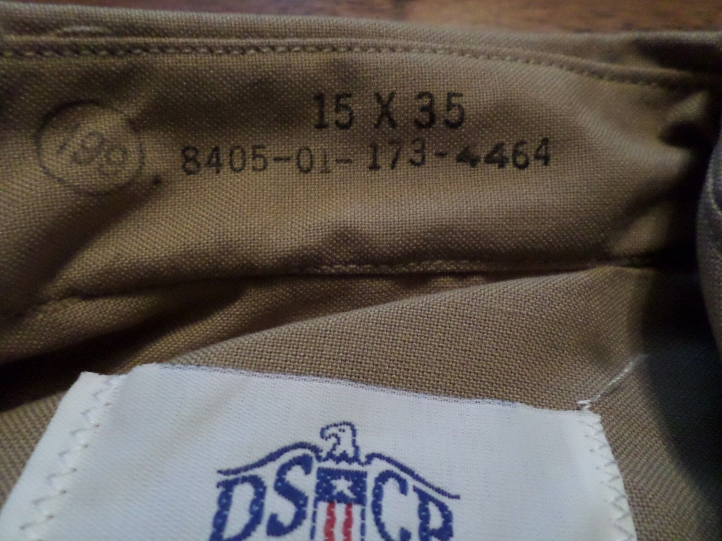 NEW U.S MILITARY NAVY MARINE CORPS LONG SLEEVE KHAKI DRESS SHIRT 15 X 35 USA