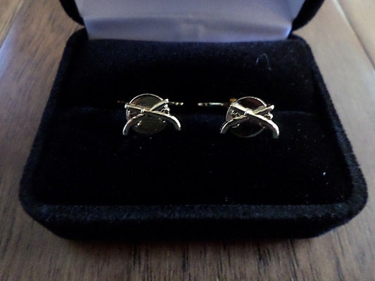 U.S ARMY MILITARY POLICE CUFFLINKS WITH JEWELRY BOX 1 SET CUFF LINKS BOXED