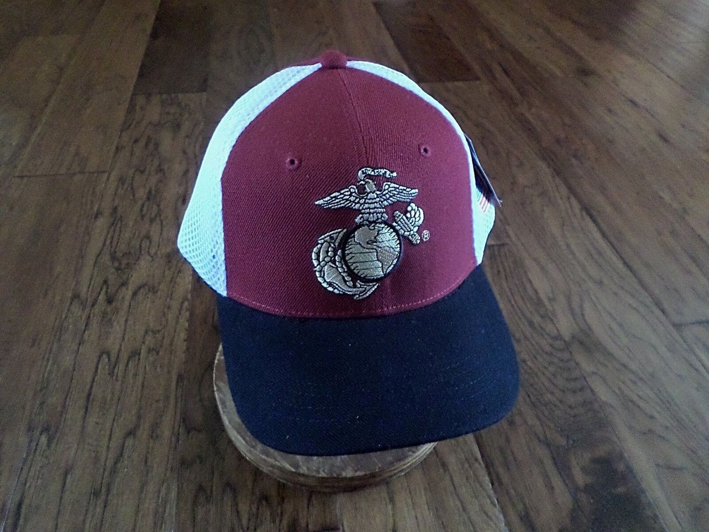 New U.S Military Marine Corps Hat Deluxe Mesh 3-D Embroidered USMC Baseball Cap