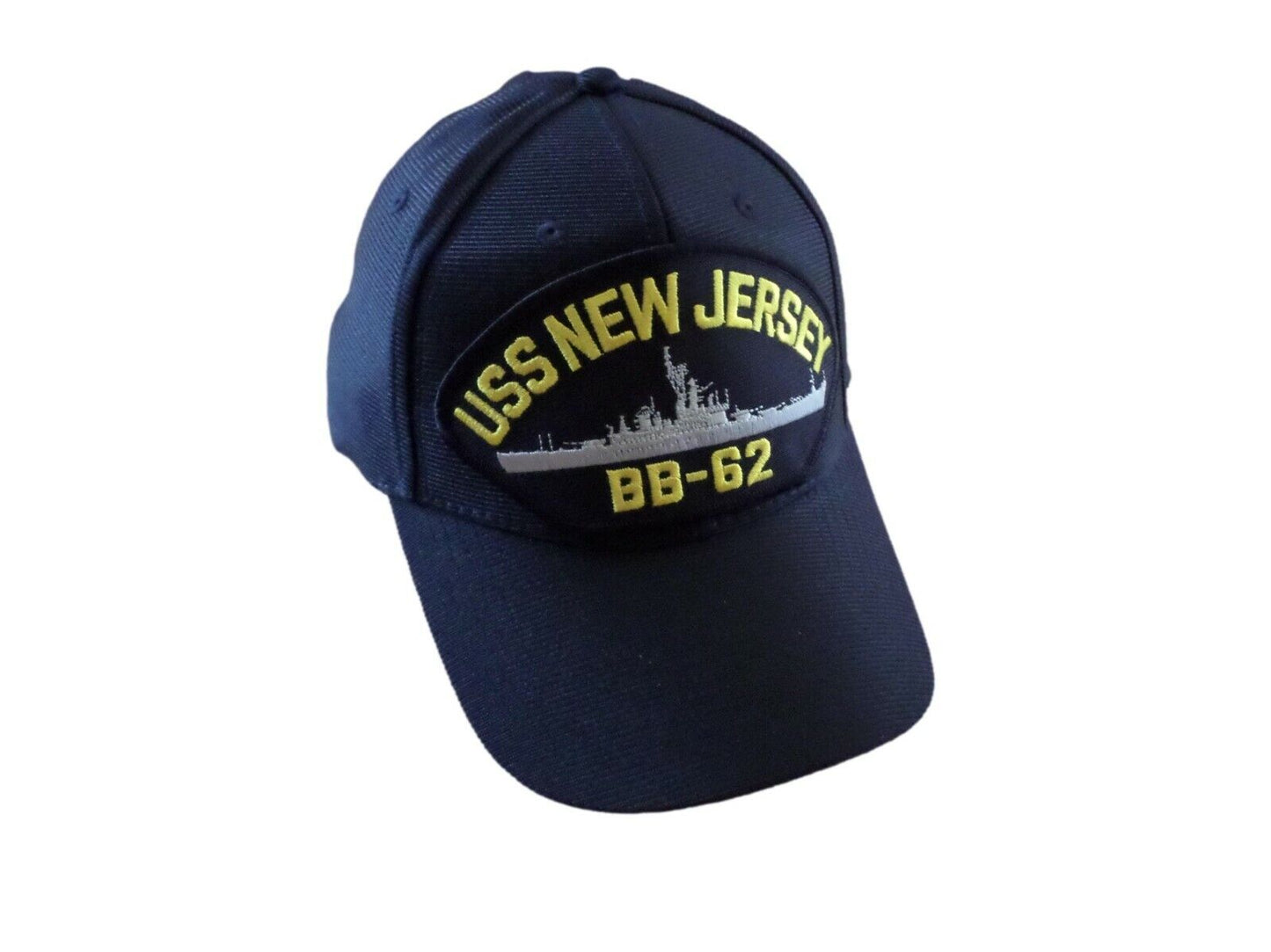 USS NEW JERSEY BB-62 U.S NAVY SHIP HAT OFFICIAL U.S MILITARY BALL CAP U.S.A MADE