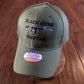 BLACK GUNS MATTER 6 PANEL CAP EMBROIDERED HAT 2nd AMENDMENT OD GREEN