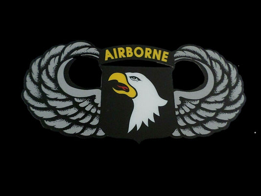 U.S MILITARY ARMY 101ST AIRBORNE WINDOW DECAL STICKER SCREAMING EAGLES