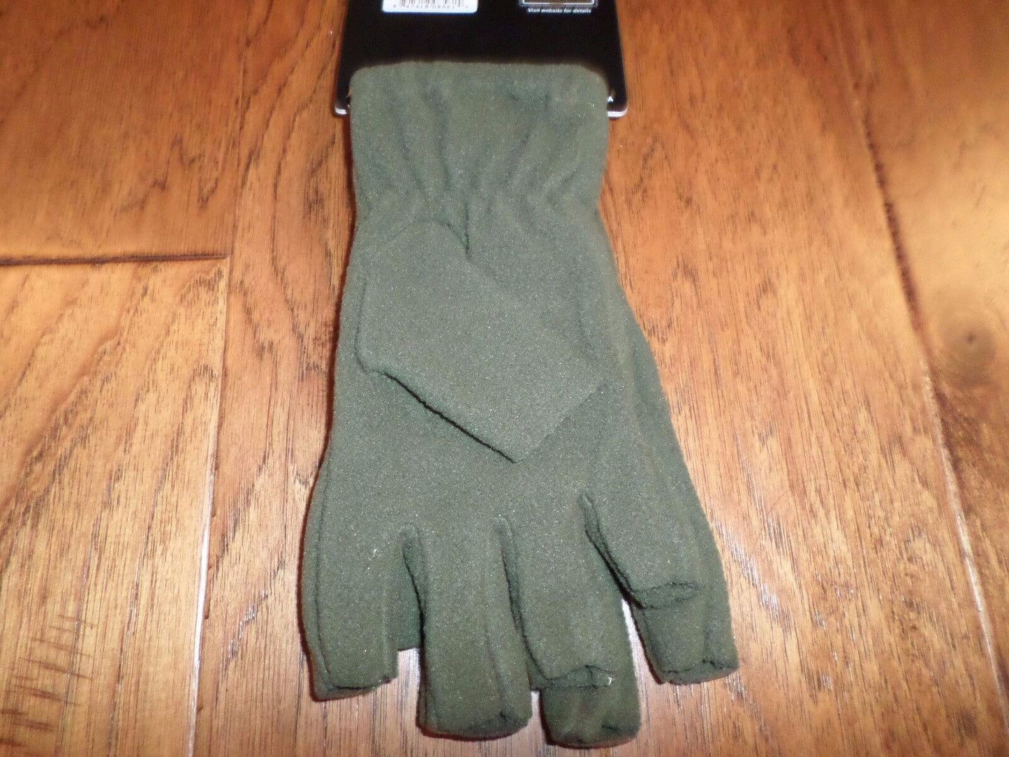 Half Finger Polar Fleece Gloves Tactical Shooters Rapdom Cold Weather OD GREEN