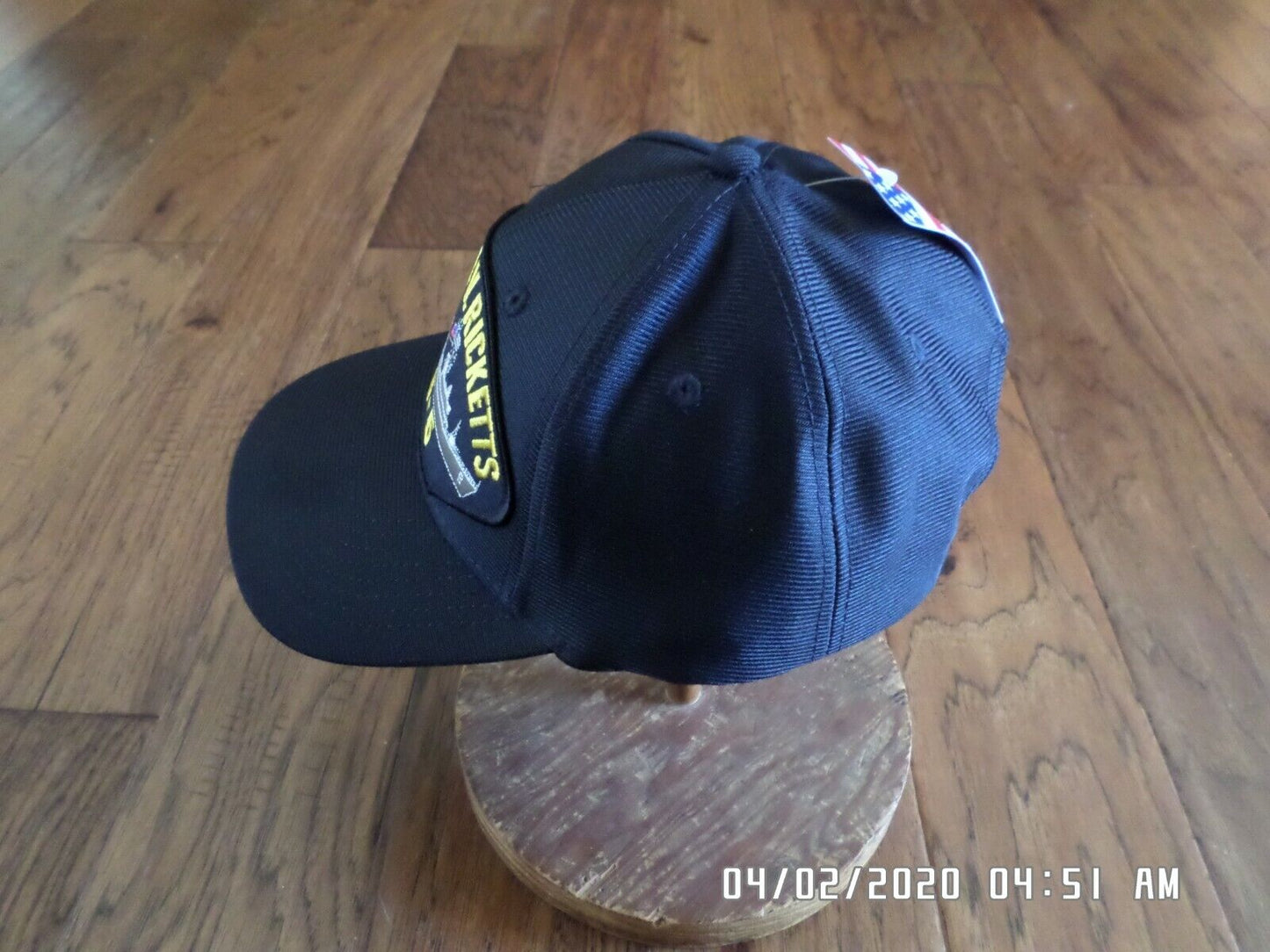 USS CLAUDE RICKETTS DDG-5 U.S NAVY SHIP HAT OFFICIAL MILITARY BALL CAP USA MADE