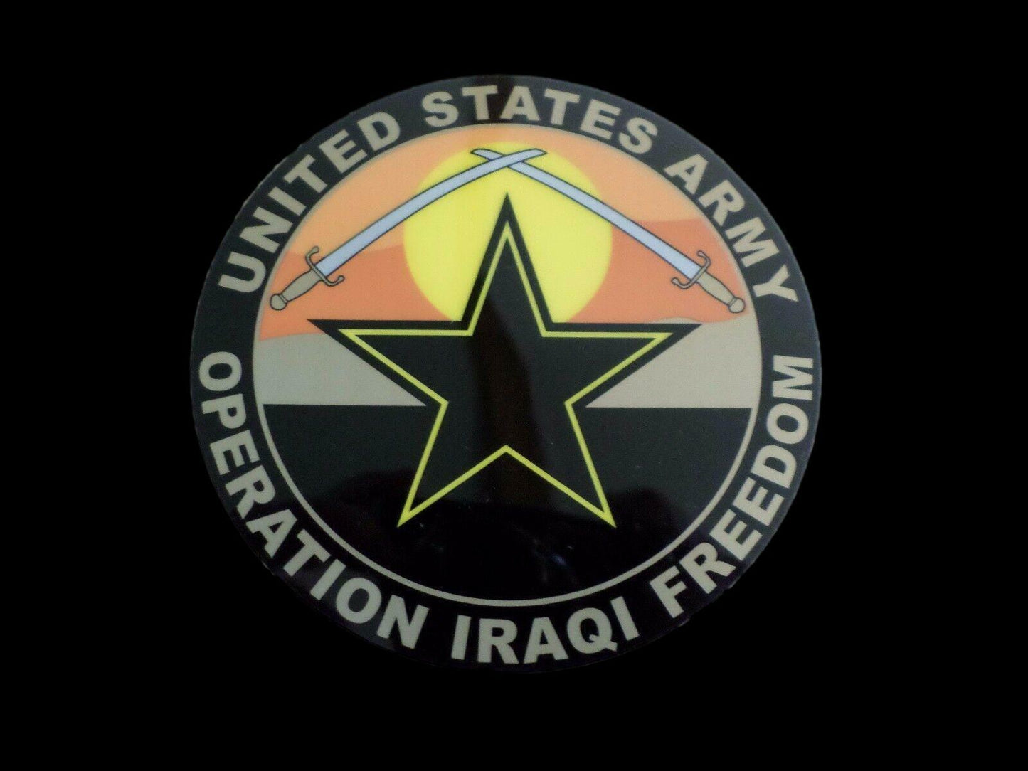 U.S MILITARY ARMY OPERATION IRAQI FREEDOM WINDOW DECAL BUMPER STICKER 5X5