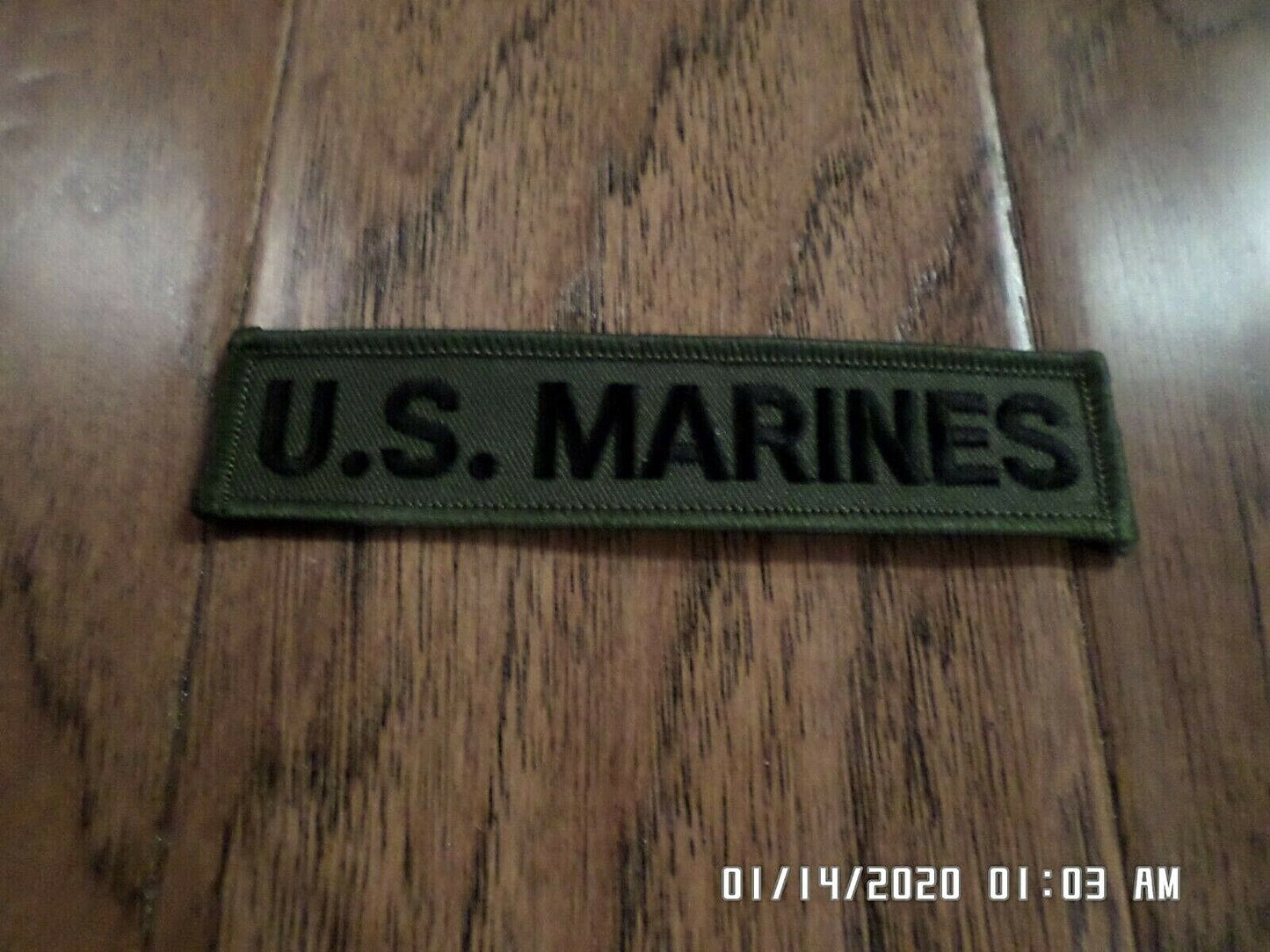 U.S Marines Uniform Tape Patch Name Tag Chest Breast Tab Embroidered Insignia