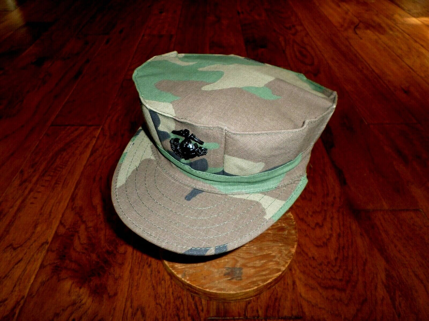 MARINE CORPS STYLE UTILITY HAT U.S.M.C WOODLAND CAP SIZE X- LARGE 7 3/4