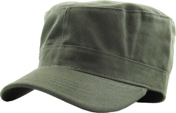 Military Army Style OD Green Combat BDU Hat 100% Cotton BDU Cap