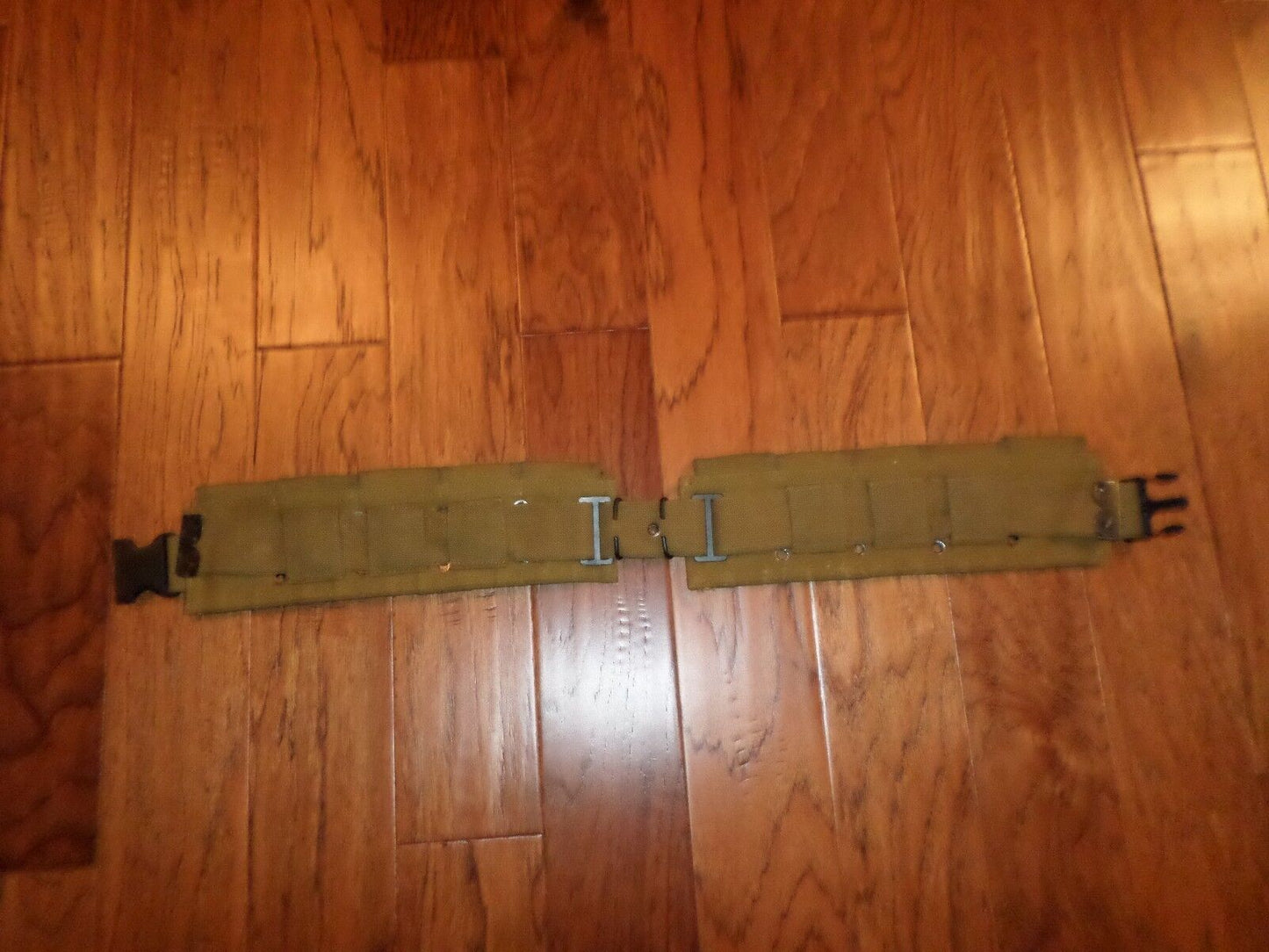 MILITARY STYLE CARTRIDGE BELT 10 POCKET QUICK RELEASE BUCKLE OD GREEN