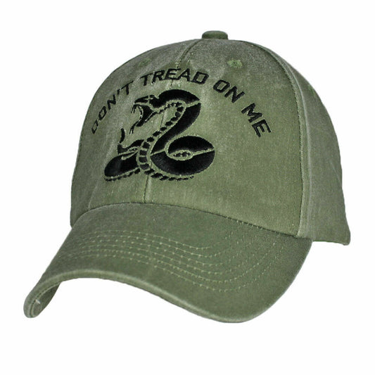 U.S MILITARY DON'T TREAD ON ME HAT EMBROIDERED BALL CAP