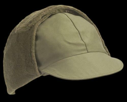 GERMAN MILITARY ARMY OD GREEN COLD WEATHER WINTER CAP/HAT EAR FLAPS