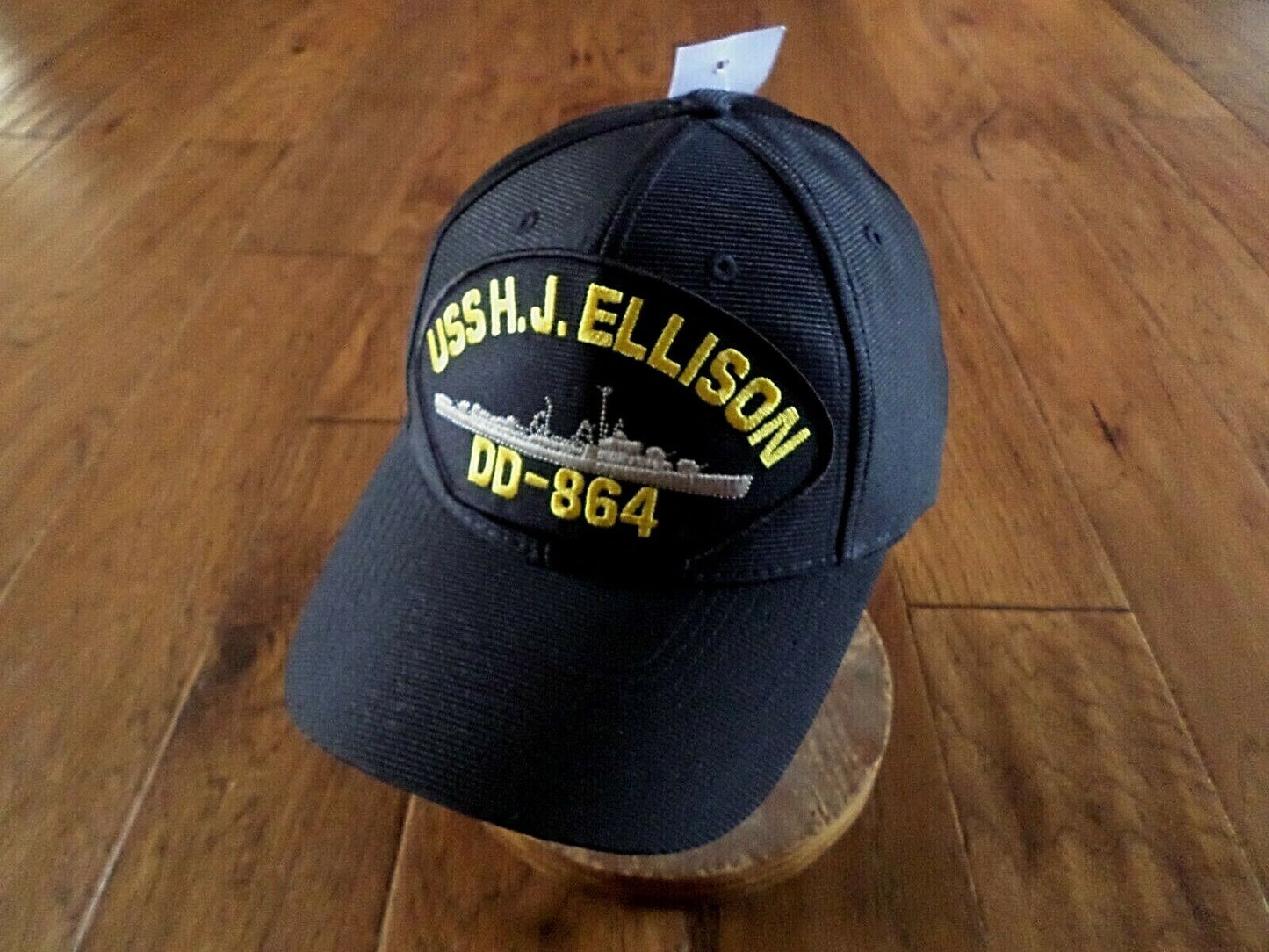 USS H.J ELLISON DD-864 NAVY SHIP HAT U.S MILITARY OFFICIAL BALL CAP U.S MADE