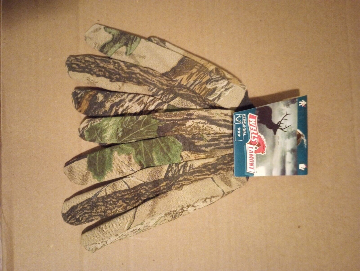 REALTREE CAMOUFLAGE  JERSEY HUNTING GLOVES