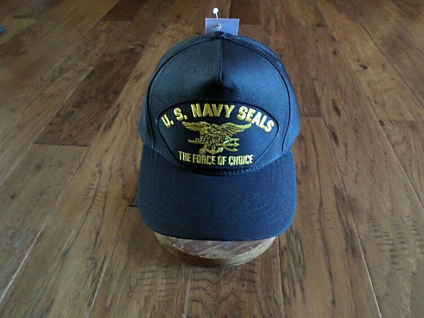 U.S NAVY SEALS FORCE OF CHOICE HAT OFFICIAL MILITARY BALL CAP USA MADE