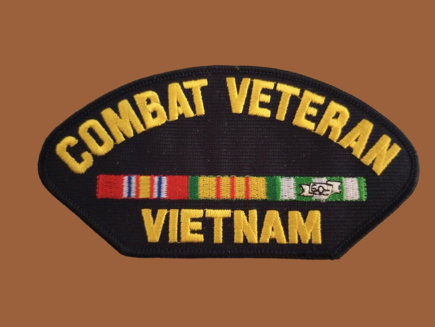 U.S MILITARY VIETNAM COMBAT VETERAN HAT PATCH US MADE NEW IN BAGS