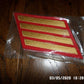 MARINE CORPS SERVICE STRIPES SLEEVE PATCHES DRESS BLUES UNIFORM RANK 16 YEARS