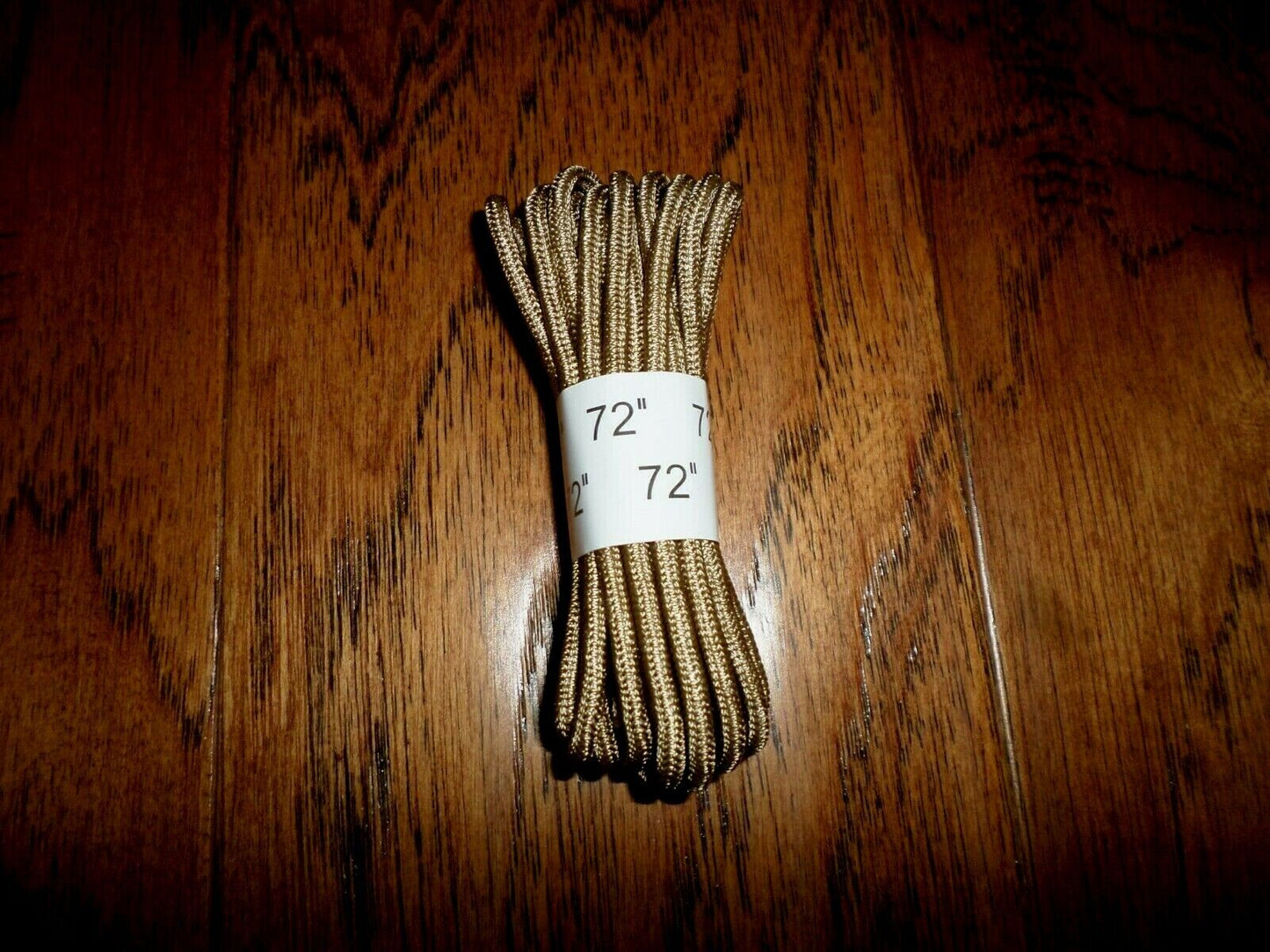 NEW U.S MILITARY STYLE  BOOT LACES KHAKI NYLON 72 INCHES 1 PAIR