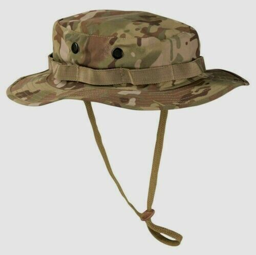 NEW BOONIE HAT TROPICAL CAMOUFLAGE TRILAM NYLON WATER RESISTANT SIZE X- LARGE