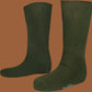 NEW MILITARY ISSUE CUSHION SOLE WOOL BLEND SOCKS U.S.A MADE OD GREEN LARGE