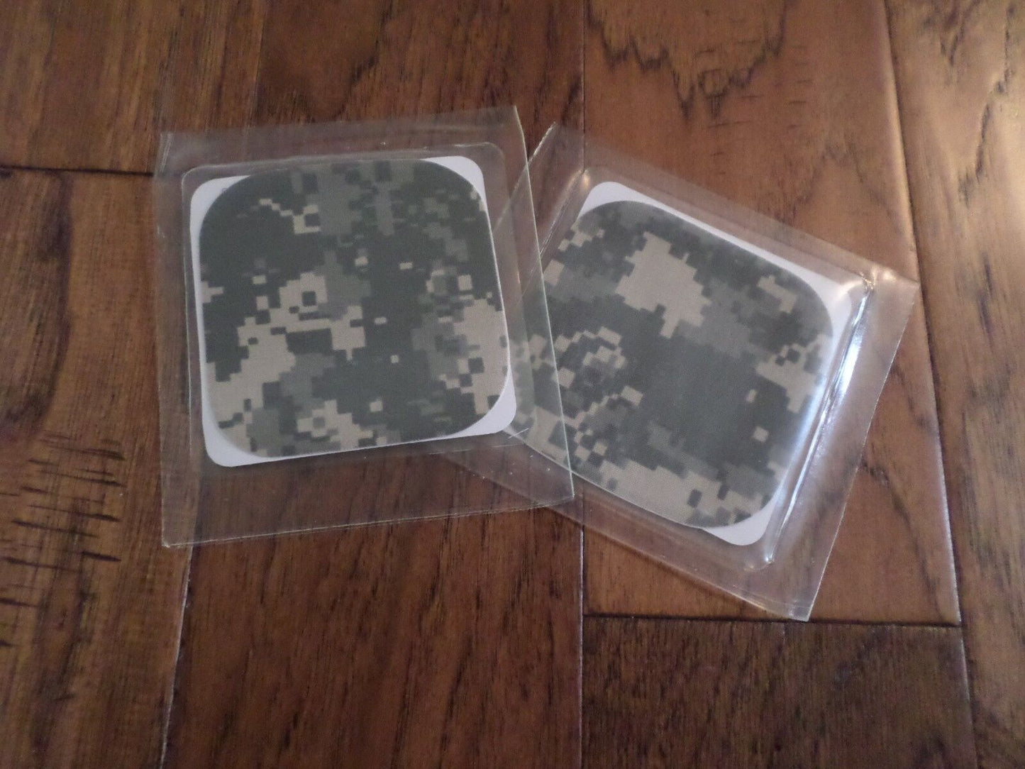 MILITARY ACU DIGITAL CAMO UNIFORM REPAIR NO-IRON PATCH SET OF 2 4X4  PATCHES