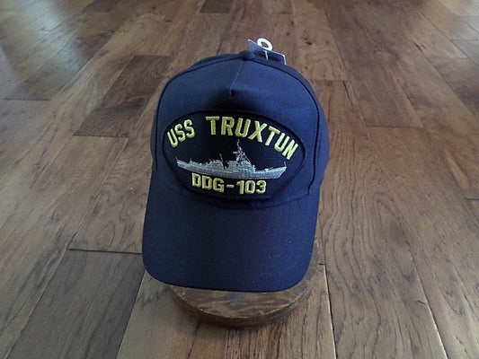 USS TRUXTUN DDG-103 NAVY SHIP HAT U.S MILITARY OFFICIAL BALL CAP U.S.A MADE