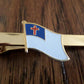 CHRISTIAN FLAG TIE BAR TIE TAC RELIGIOUS INSPIRATIONAL U.S.A MADE