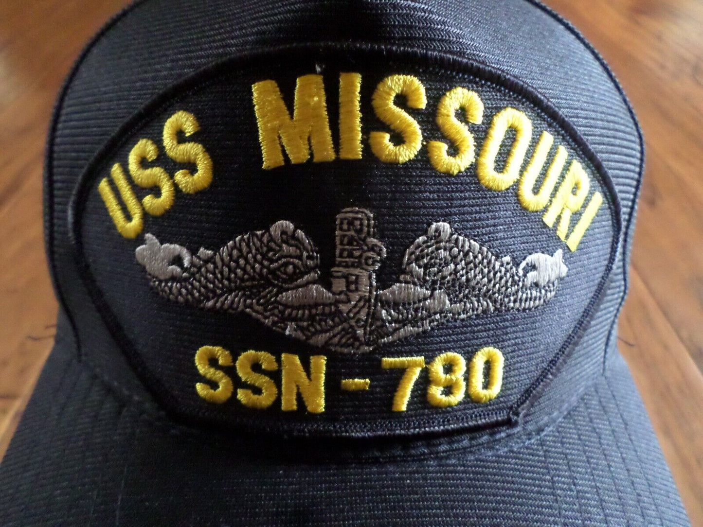 USS MISSOURI SSN 780 NAVY SUBMARINE HAT U.S MILITARY OFFICIAL BALL CAP USA MADE