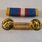 PHILIPPINE INDEPENDENCE RIBBON WITH BRASS RIBBON HOLDER U.S MILITARY VETERAN