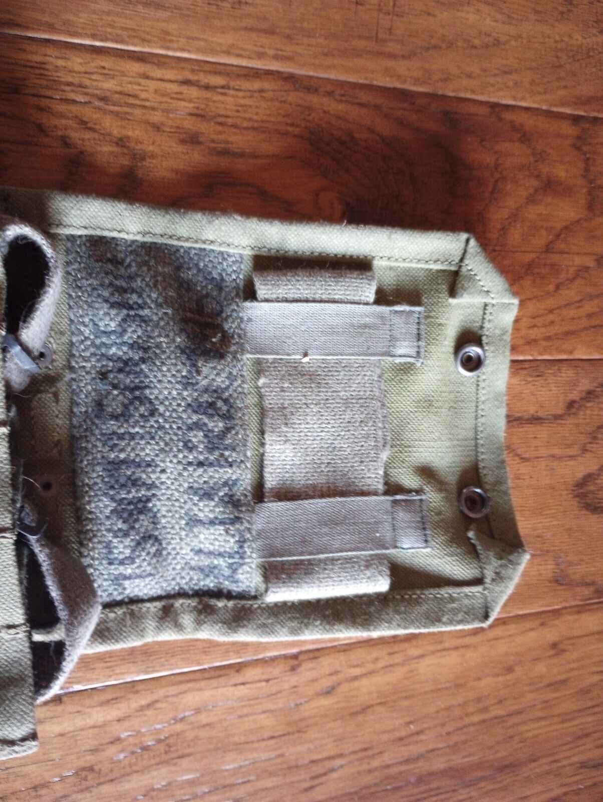 French military mat rifle magazine pouch 5 cell ammo shoulder bag genuine