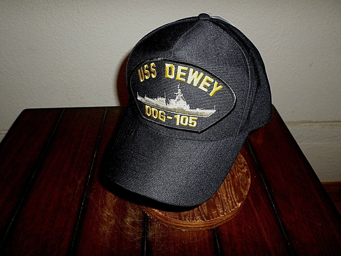 USS DEWEY DDG-105 U.S NAVY SHIP HAT U.S MILITARY OFFICIAL BALL CAP U.S.A MADE