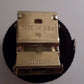 U.S MILITARY BLACK WEB BELT WITH BIERE 33 EXPORT BRASS BUCKLE U.S.A MADE