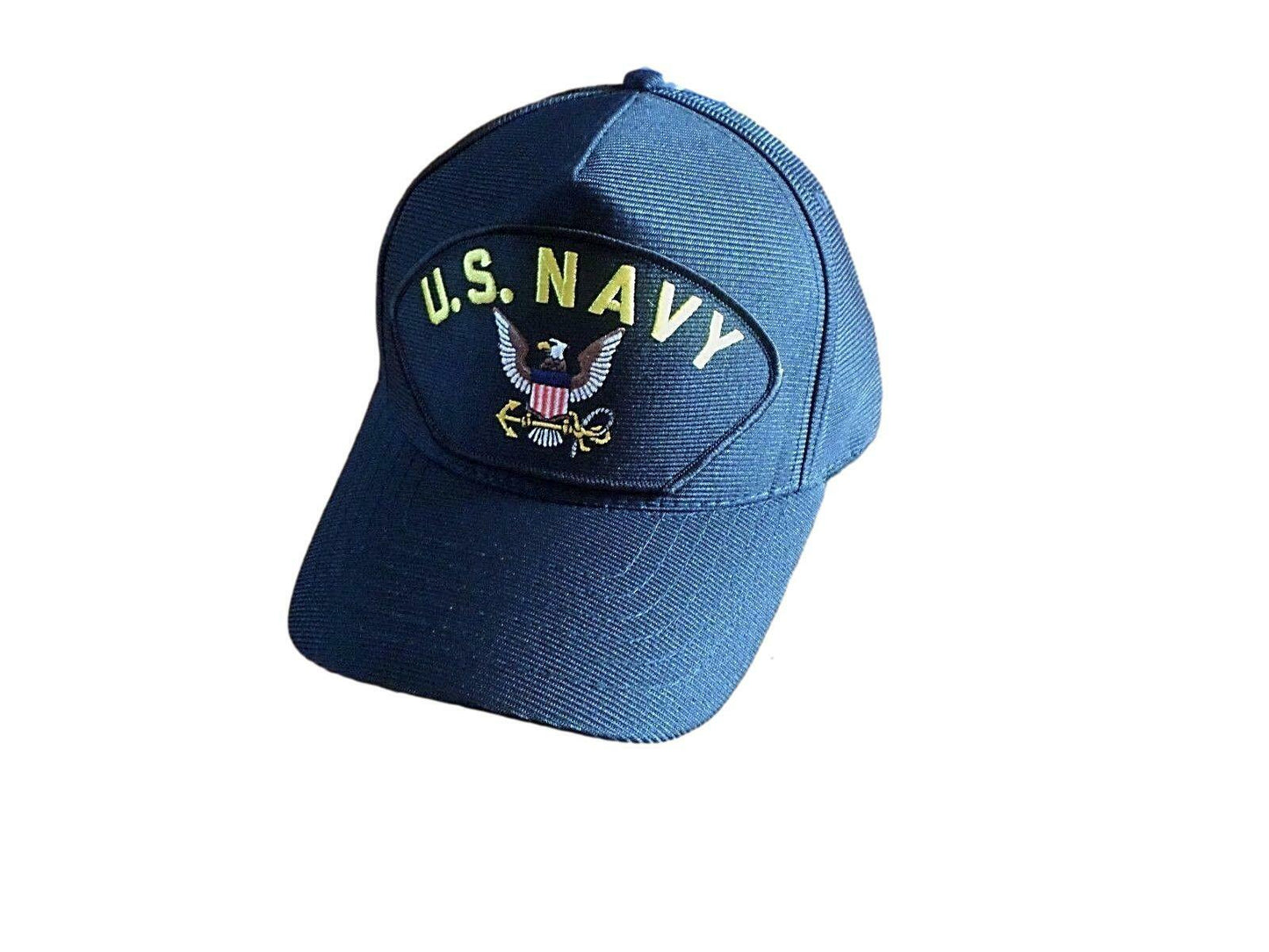 U.S MILITARY NAVY EMBROIDERED HAT U.S MILITARY OFFICIAL BALL CAP U.S.A MADE