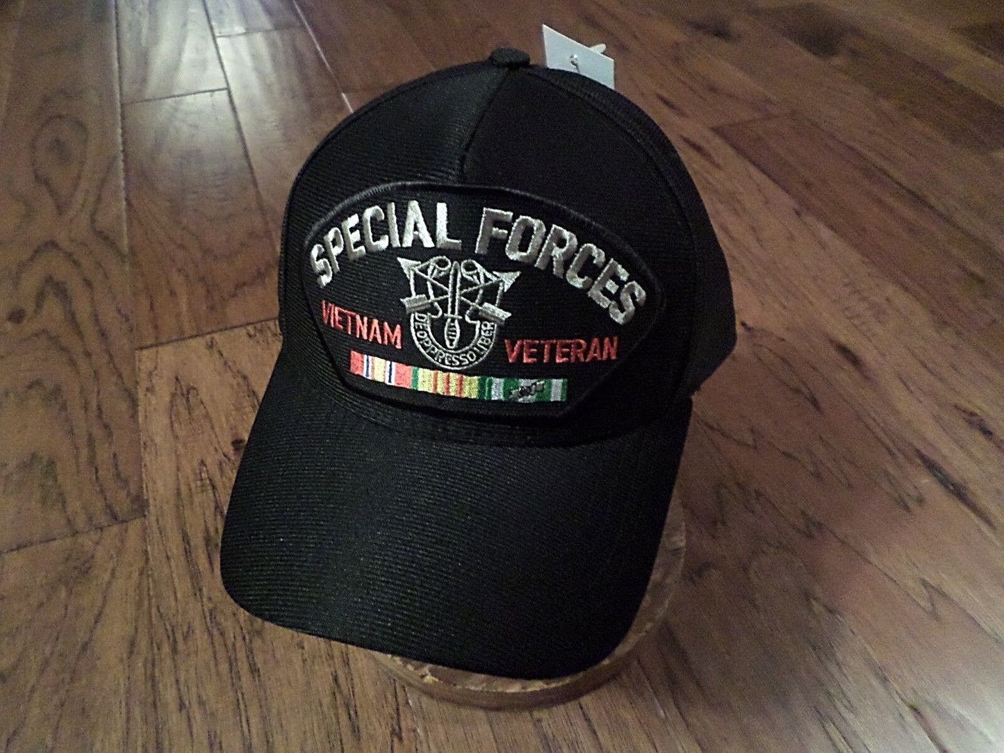 U.S MILITARY ARMY VIETNAM VETERAN SPECIAL FORCES HAT OFFICIAL BALL CAP USA MADE