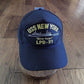 USS NEW YORK LPD-21 NEVER FORGET NAVY SHIP HAT U.S MILITARY OFFICIAL BALL CAP
