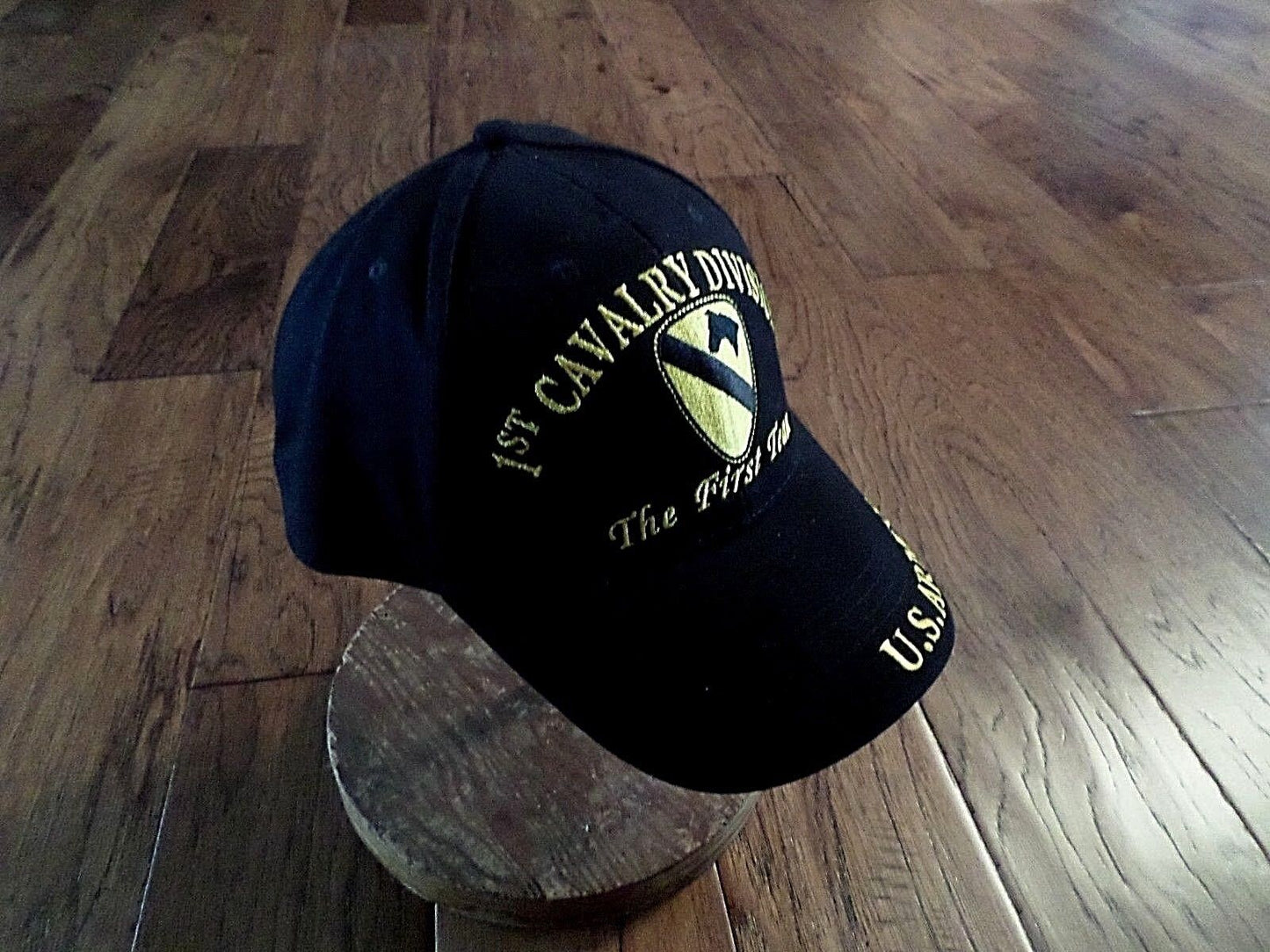 U.S. MILITARY ARMY 1st CAVALRY HAT EMBROIDERED MILITARY BALL CAP THE FIRST TEAM