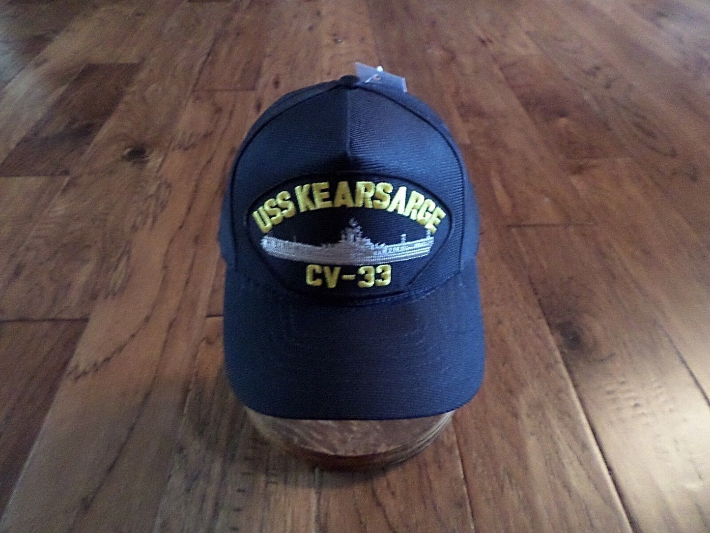 USS KEARSARGE CV-33 NAVY SHIP HAT U.S MILITARY OFFICIAL BALL CAP U.S.A MADE