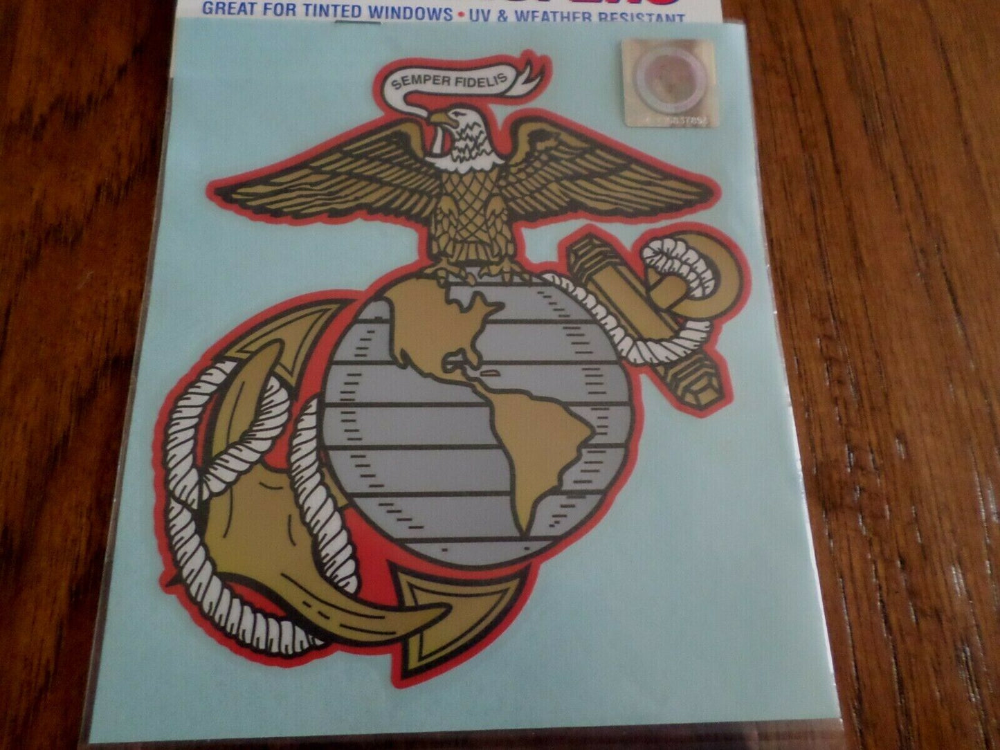 U.S MARINE CORPS EGA LARGE WINDOW DECAL STICKER VINYL TRANSFER 5 3/4" X 6 1/4"