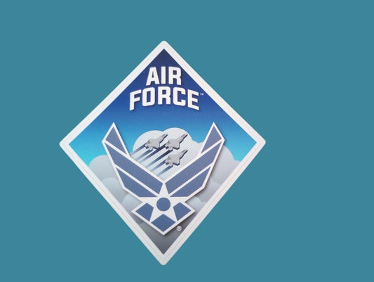 U.S MILITARY AIR FORCE WINGS WINDOW DECAL STICKER 3.75" X 3.25" INCHES