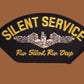 US NAVY SHIP HAT PATCH SILENT SERVICE RUN SILENT RUN DEEP USA MADE HEAT TRANSFER