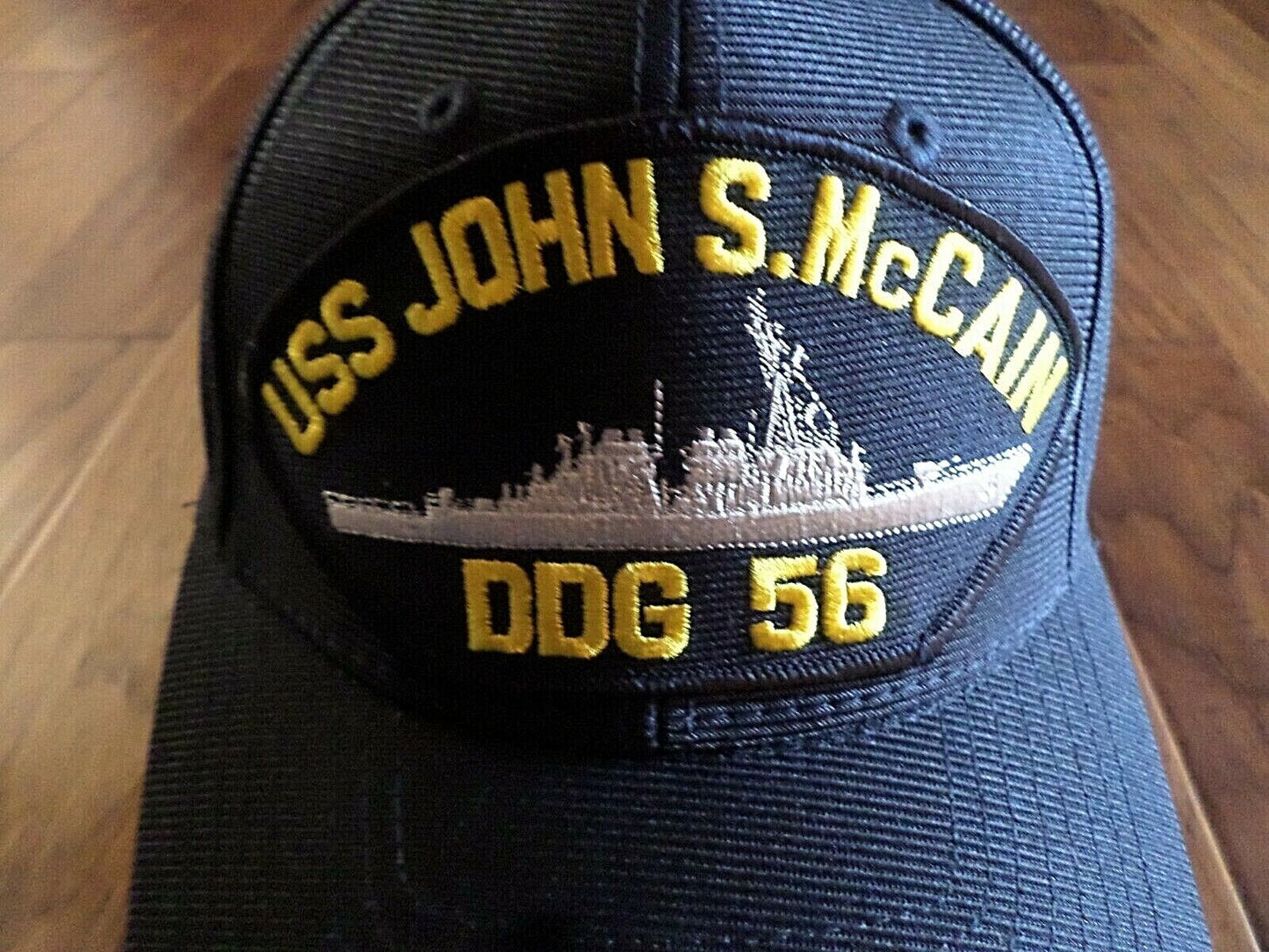 U.S NAVY USS JOHN S McCAIN DDG 56 NAVY SHIP HAT U.S MILITARY OFFICIAL CAP USA